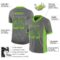 seattle_0050-1 Custom Gray Neon Green-Navy Drift Fashion Football Jersey