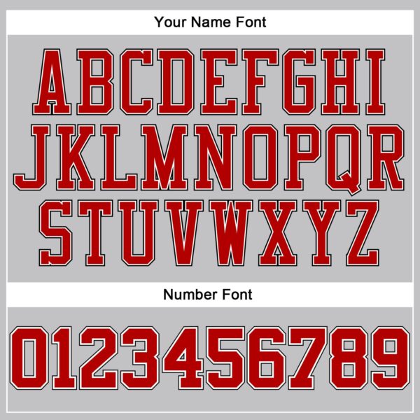 Custom Gray Black Pinstripe Red-White Authentic Basketball Jersey