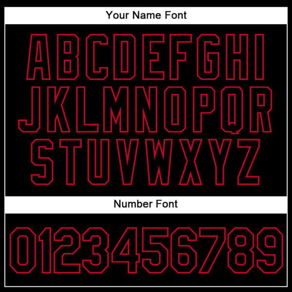 Custom White Black-Red Authentic Split Fashion Basketball Jersey