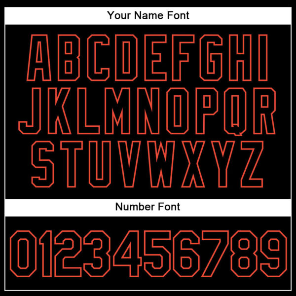 Custom White Black-Orange Authentic Split Fashion Basketball Jersey