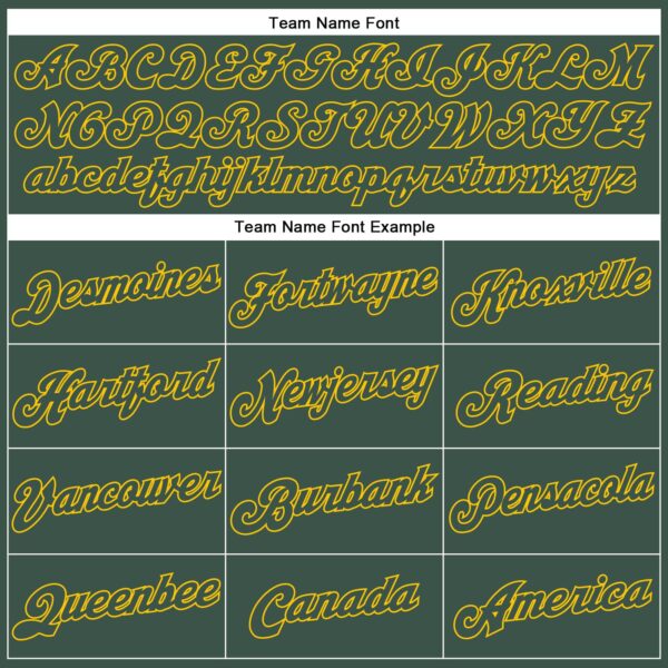 Custom White Hunter Green-Gold Authentic Split Fashion Basketball Jersey