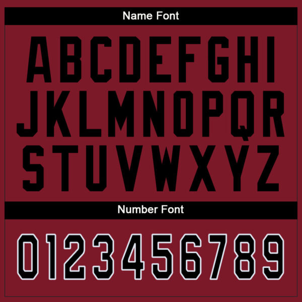 Custom Cardinal Black-White Split Fashion Football Jersey