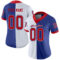 split_0209-1 Custom Royal Red-White Split Fashion Football Jersey
