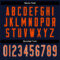 split_0211-3 Custom Navy Orange-White Split Fashion Football Jersey