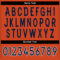 split_0215-3 Custom Orange Navy-White Split Fashion Football Jersey