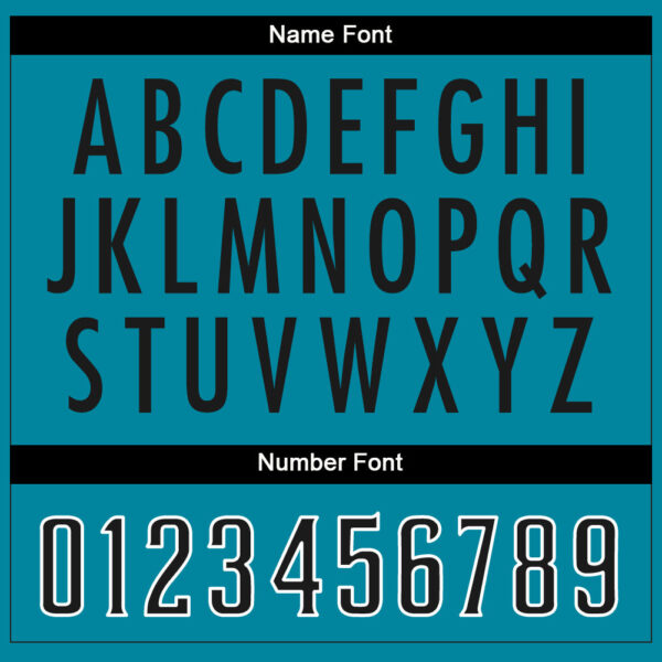 split_0220-3 Custom Teal Black-White Split Fashion Football Jersey