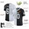 split_0222-2 Custom Black Silver-White Split Fashion Football Jersey