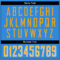 split_0223-3 Custom Powder Blue Gold-White Split Fashion Football Jersey