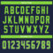 split_0234-3 Custom Navy Neon Green-White Split Fashion Football Jersey