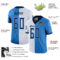split_0236-2 Custom Powder Blue Navy-White Split Fashion Football Jersey