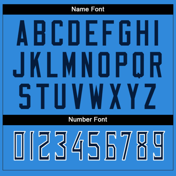 split_0236-3 Custom Powder Blue Navy-White Split Fashion Football Jersey