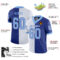 split_0238-2 Custom Royal Light Blue-White Split Fashion Football Jersey