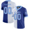 split_0238 Custom Royal Light Blue-White Split Fashion Football Jersey