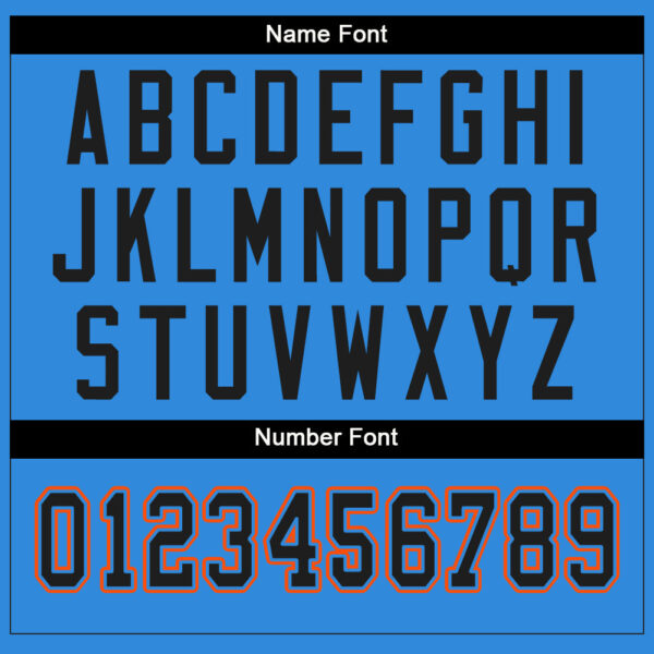 Custom Powder Blue Black-White Split Fashion Football Jersey