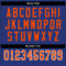 split_0241-3 Custom Royal Orange-White Split Fashion Football Jersey