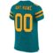teal_0002-3 Custom Teal Gold-Black Mesh Authentic Football Jersey