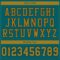 teal_0003-4 Custom Teal Old Gold-Black Mesh Authentic Football Jersey