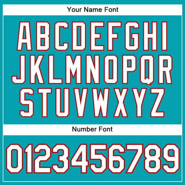 Custom Teal White Pinstripe White-Red Authentic Basketball Jersey