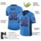 tennessee_0028-1 Custom Powder Blue Navy-Red Drift Fashion Football Jersey