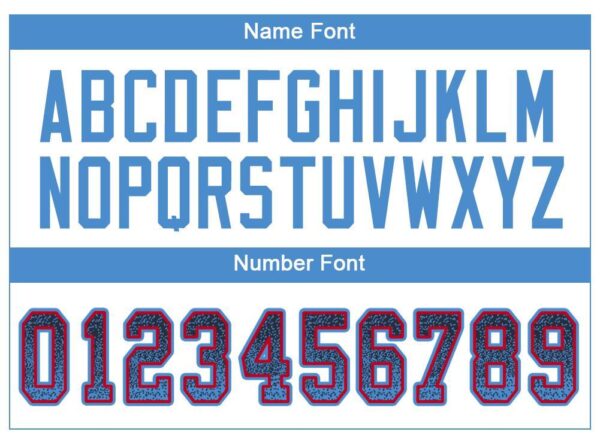 tennessee_0029-3 Custom Navy Powder Blue-Red Drift Fashion Football Jersey