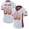 washington_0042 Custom White Burgundy-Gold Drift Fashion Football Jersey