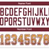 washington_0045-3 Custom Gold Burgundy-White Drift Fashion Football Jersey