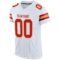 white_0006-2 Custom White Scarlet-Gold Mesh Authentic Football Jersey