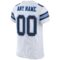 white_0020-3 Custom White Navy-Powder Blue Mesh Authentic Football Jersey