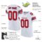 white_0021-1 Custom White Red-Navy Mesh Authentic Football Jersey