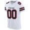 white_0025-2 Custom White Black-Red Mesh Authentic Football Jersey