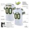 white_0026-1 Custom White Green-Gold Mesh Authentic Football Jersey