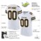 white_0027-1 Custom White Black-Gold Mesh Authentic Football Jersey