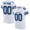 white_0037 Custom White Navy-Powder Blue Mesh Authentic Football Jersey