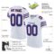 white_0039-1 Custom White Royal-Red Mesh Authentic Football Jersey