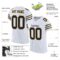 white_0042-1 Custom White Black-Gold Mesh Authentic Football Jersey