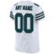 white_0050-3 Custom White Midnight Green-Black Mesh Authentic Football Jersey