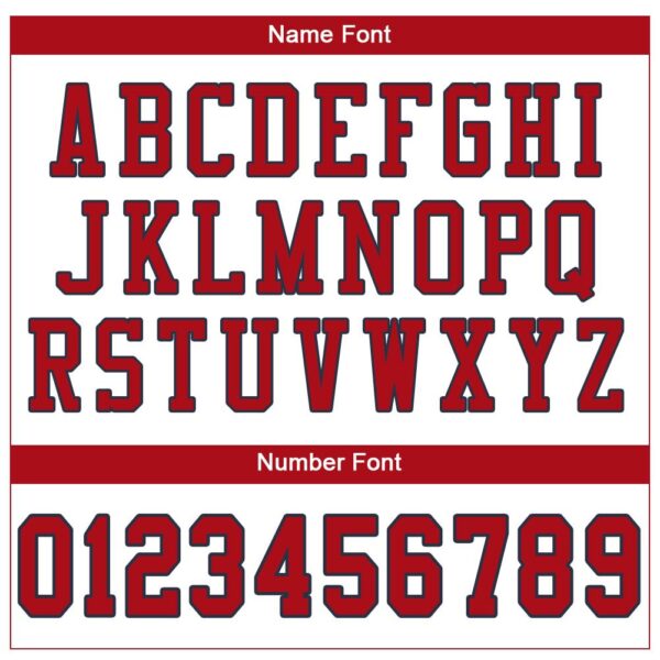 Custom White Red-Navy Mesh Authentic Football Jersey