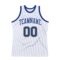 Custom White Royal-Gold Authentic Throwback Basketball Jersey