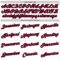 Custom White Maroon-Black Authentic Throwback Basketball Jersey