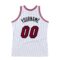Custom White Maroon-Black Authentic Throwback Basketball Jersey