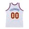 Custom White Maroon-Royal Authentic Throwback Basketball Jersey