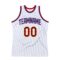 Custom White Maroon-Royal Authentic Throwback Basketball Jersey