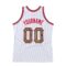 Custom White Camo-Red Authentic Throwback Basketball Jersey