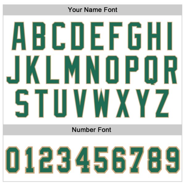 Custom White Kelly Green-Old Gold Authentic Throwback Basketball Jersey