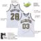 Custom White Camo-Gray Authentic Throwback Basketball Jersey