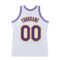 Custom White Purple-Gold Authentic Throwback Basketball Jersey
