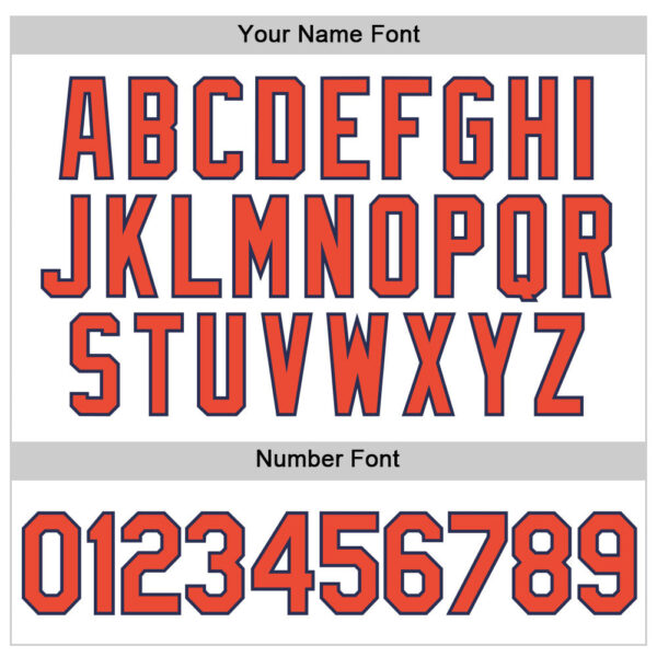 Custom White Orange Pinstripe Orange-Navy Authentic Basketball Jersey