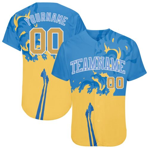 3DPattern0070 Custom 3D Pattern Design Stop War In Ukraine Authentic Baseball Jersey