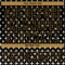 Custom Black Black-Old Gold 3D Pattern Design Authentic Baseball Jersey