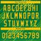 Custom Neon Green Gold-Kelly Green 3D Pattern Design Authentic Baseball Jersey